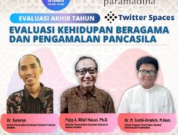 Catatan Akhir Tahun: Aneh Pandangan Ingin Benturkan Pancasila dengan Agama