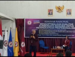Tingkatkan Profesionalisme, STIMA IMMI Gelar Seminar Mengoptimalkan Sumber Daya Manusia