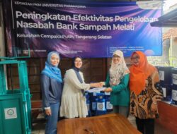 Universitas Paramadina Donasi Alat dan Bahan untuk Mendukung Pengelolaan Limbah kepada Bank Sampah Melati